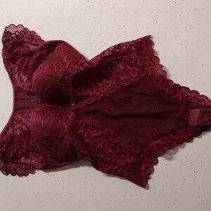 LED'S red lace bodysuit M